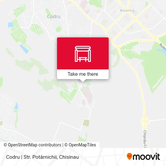 Карта Codru | Str. Potârnichii