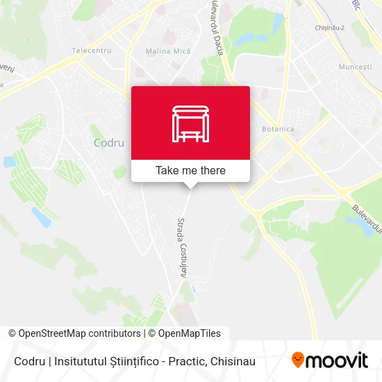 Карта Codru | Insitututul Științifico - Practic
