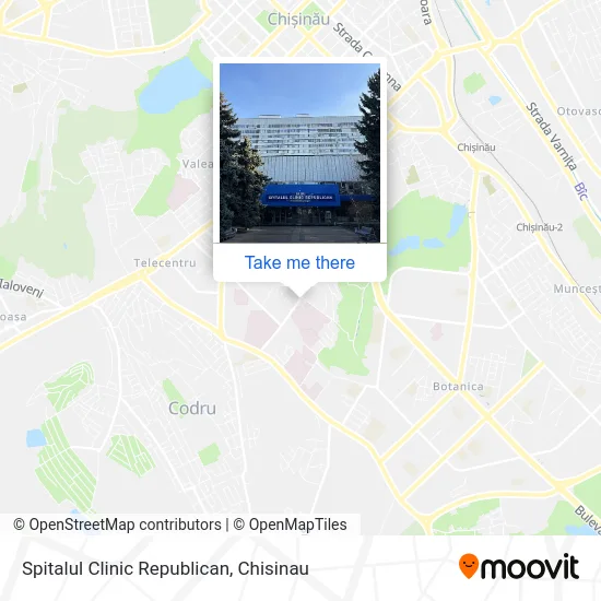 Карта Spitalul Clinic Republican