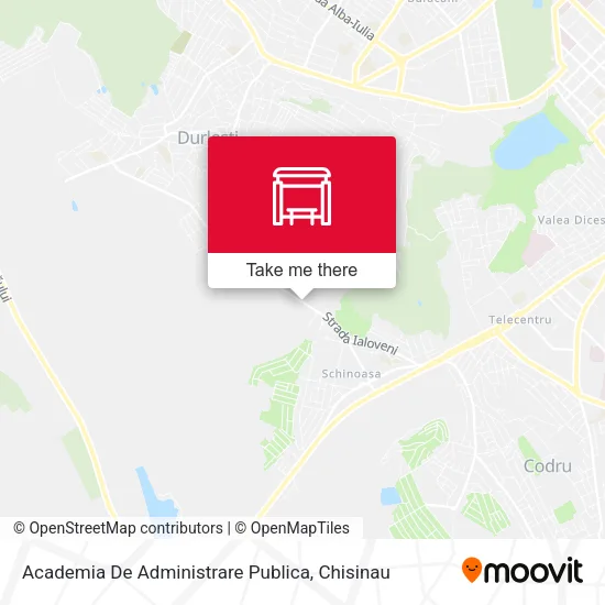 Карта Academia De Administrare Publica