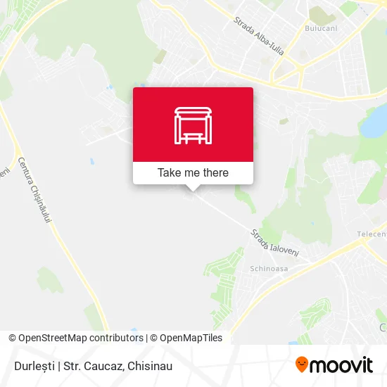 Карта Durlești | Str. Caucaz