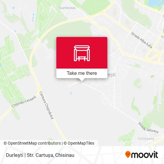 Карта Durlești | Str. Cartușa