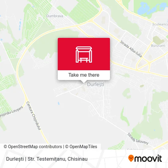 Карта Durlești | Str. Testemițanu