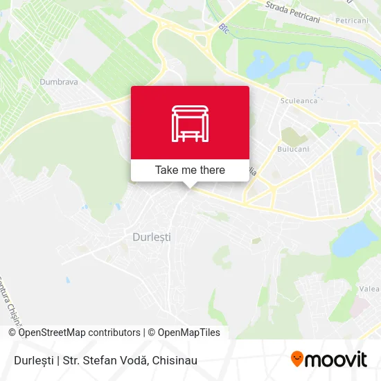Карта Durlești | Str. Stefan Vodă
