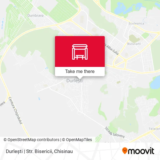 Карта Durlești | Str. Bisericii