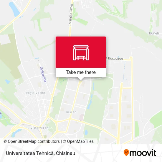 Карта Universitatea Tehnică