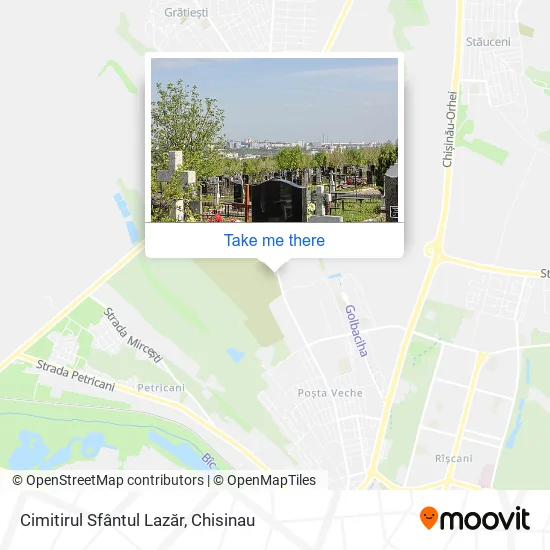 Карта Cimitirul Sfântul Lazăr