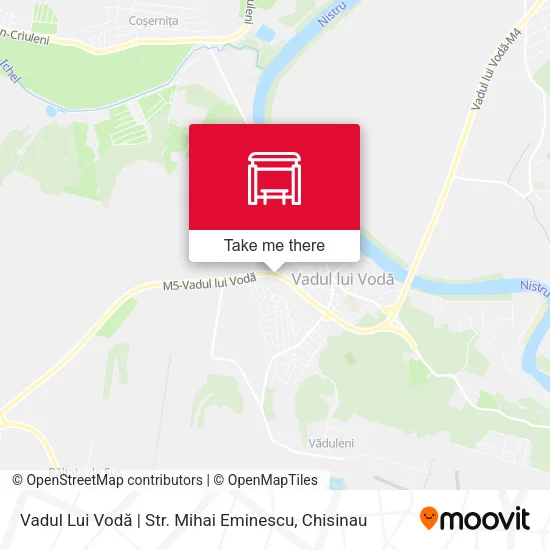 Карта Vadul Lui Vodă | Str. Mihai Eminescu