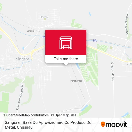 Sângera | Baza De Aprovizionare Cu Produse De Metal map