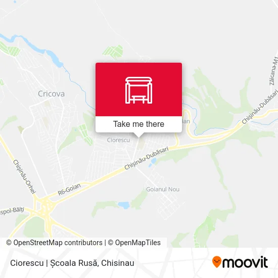 Ciorescu | Școala Rusă map