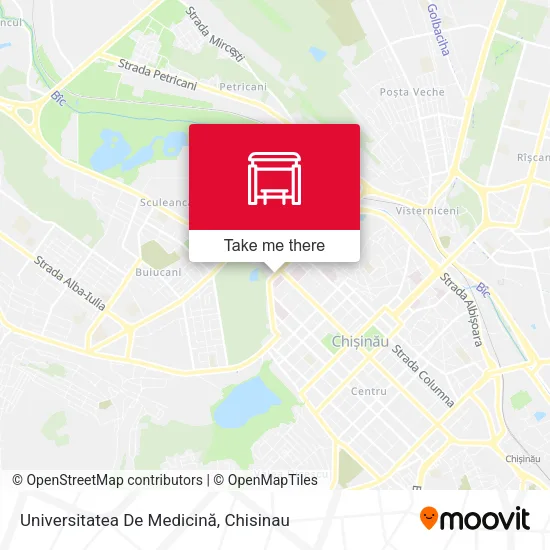 Карта Universitatea De Medicină