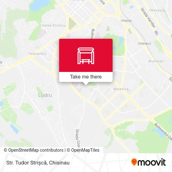 Карта Str. Tudor Strișcă