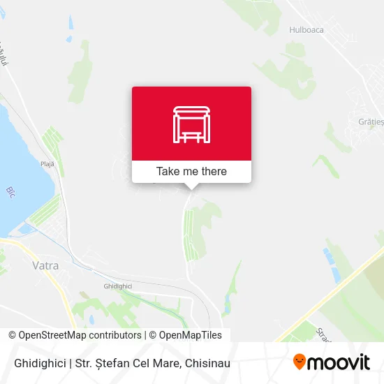 Карта Ghidighici | Str. Ștefan Cel Mare