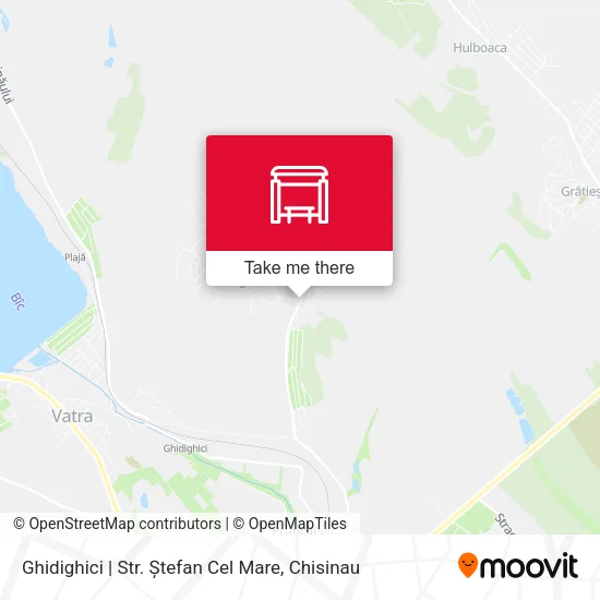Карта Ghidighici | Str. Ștefan Cel Mare