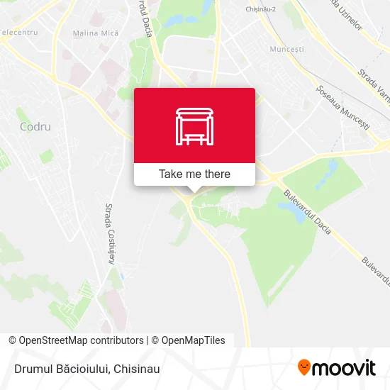 Карта Drumul Băcioiului