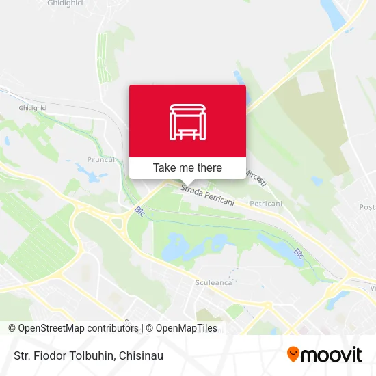 Str. Fiodor Tolbuhin map