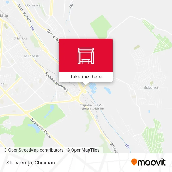 Str. Varnița map