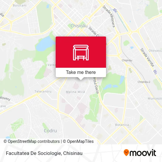 Карта Facultatea De Sociologie