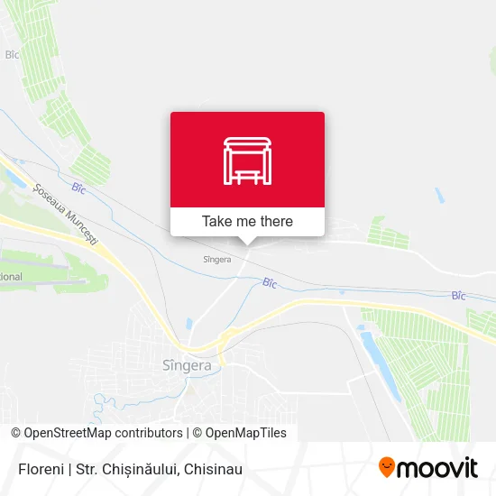 Карта Floreni | Str. Chișinăului
