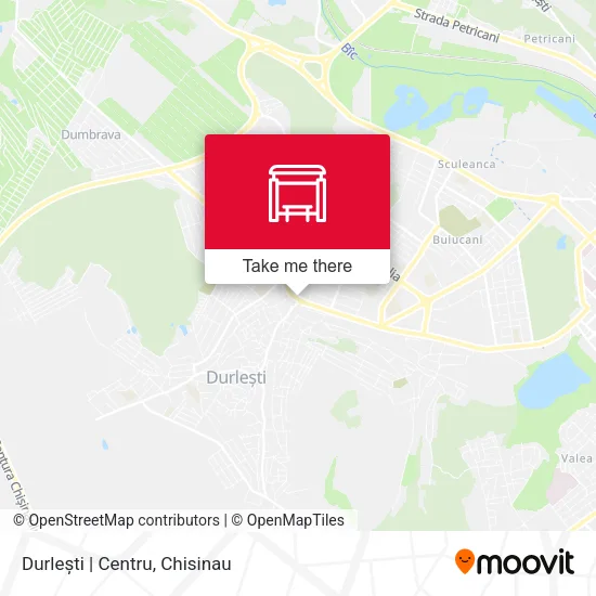 Карта Durlești | Centru