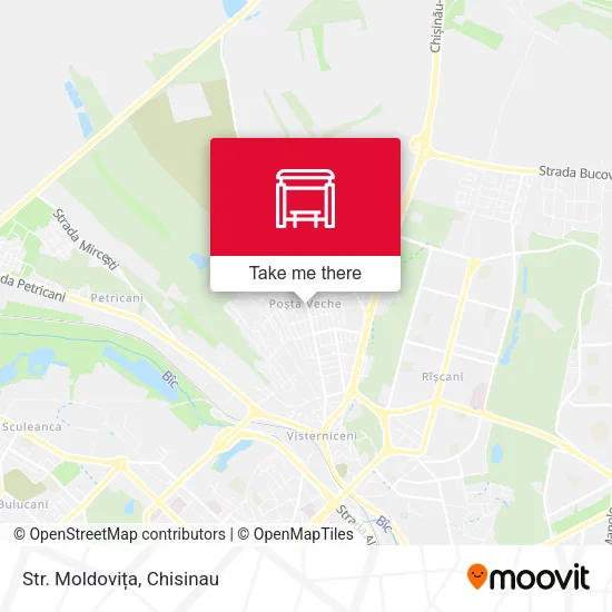 Карта Str. Moldovița