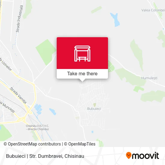 Карта Bubuieci | Str. Dumbravei