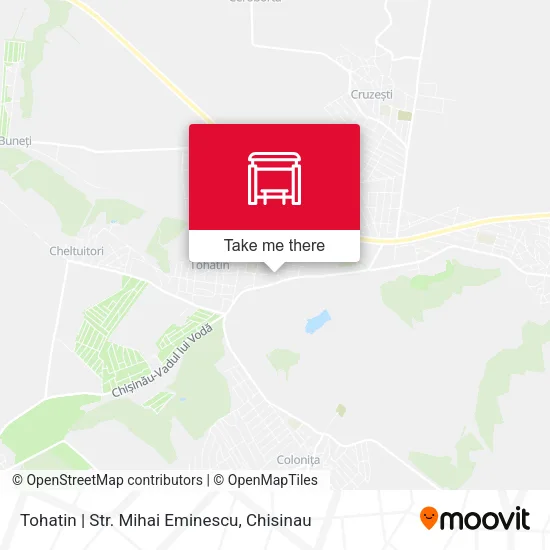 Карта Tohatin | Str. Mihai Eminescu