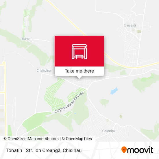 Карта Tohatin | Str. Ion Creangă