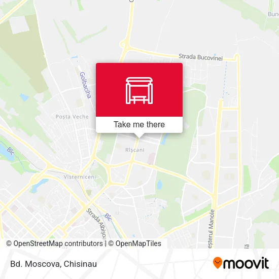 Карта Bd. Moscova