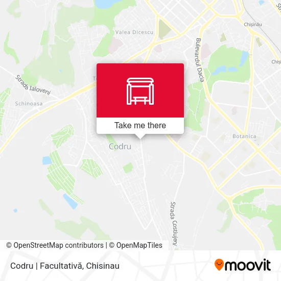Codru | Facultativă map