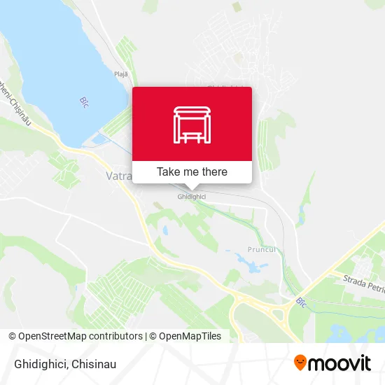 Ghidighici map