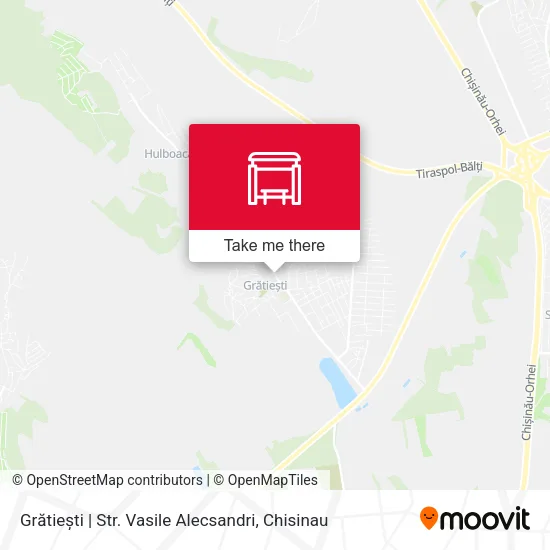Карта Grătiești | Str. Vasile Alecsandri