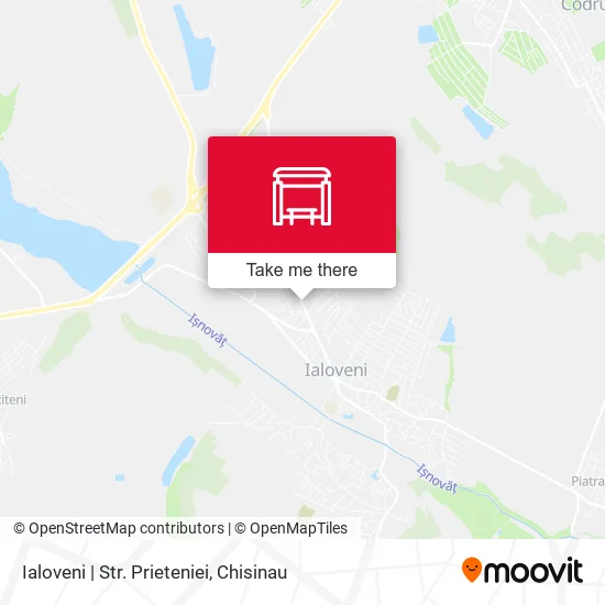 Карта Ialoveni | Str. Prieteniei