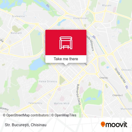 Карта Str. București