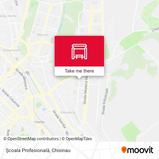 Карта Școala Profesională