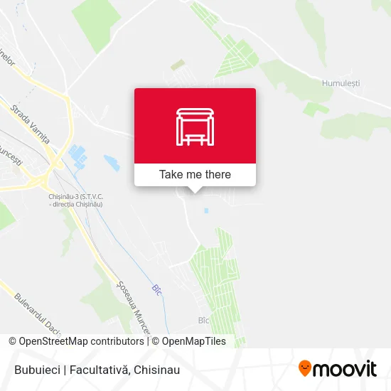Карта Bubuieci | Facultativă
