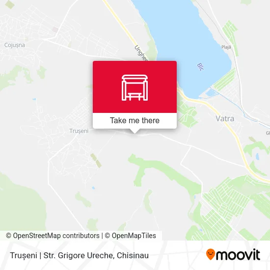 Карта Trușeni | Str. Grigore Ureche