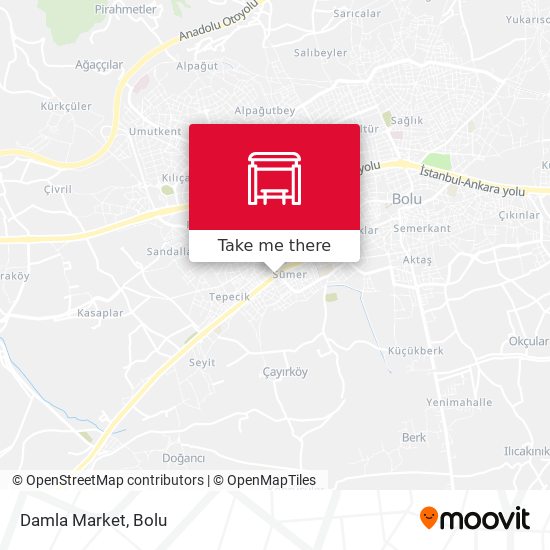 Damla Market map