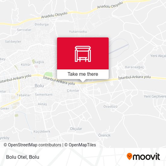 Bolu Otel map