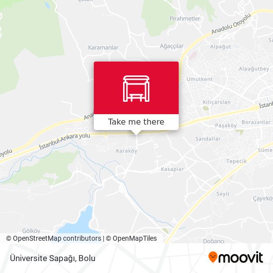 Üniversite Sapağı map