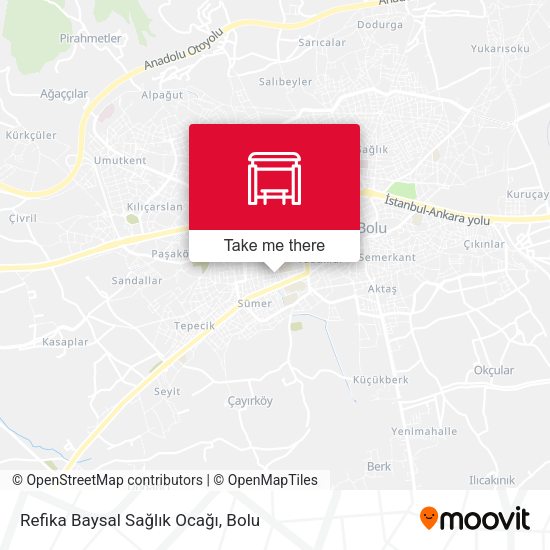 Refika Baysal Sağlık Ocağı map