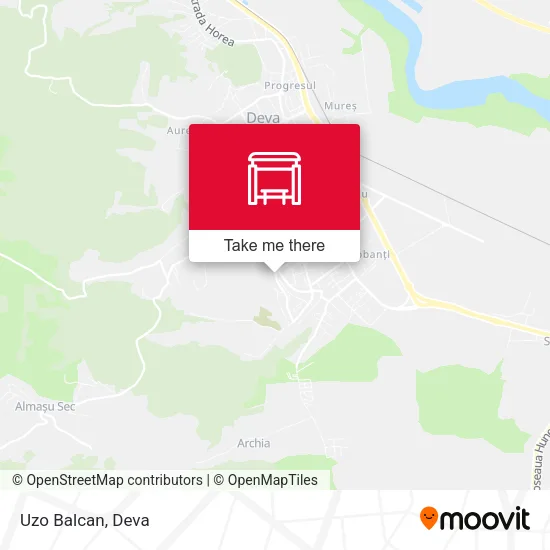 Uzo Balcan map