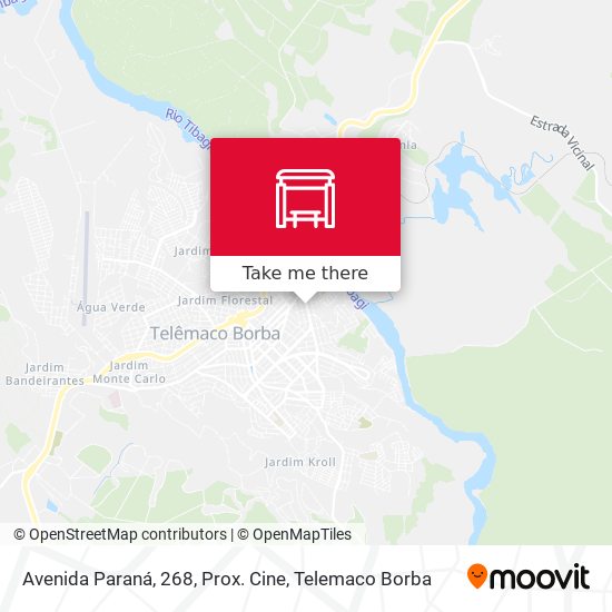 Avenida Paraná, 268, Prox. Cine map