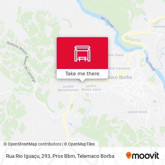 Rua Rio Iguaçu, 293, Prox Bbm map