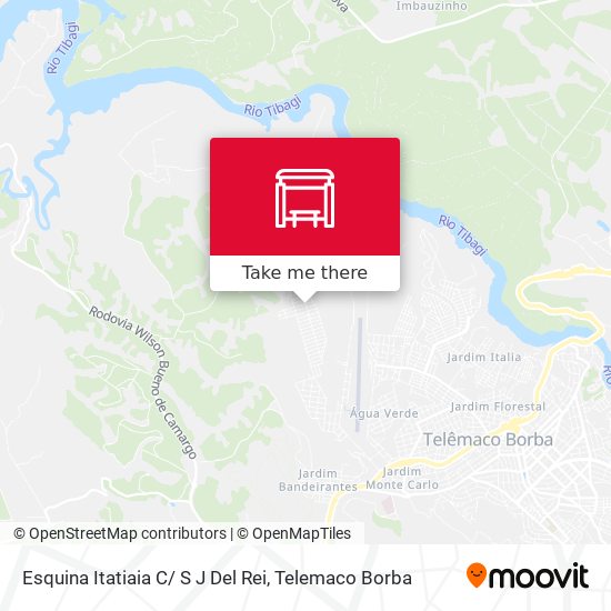Esquina Itatiaia C/ S J Del Rei map