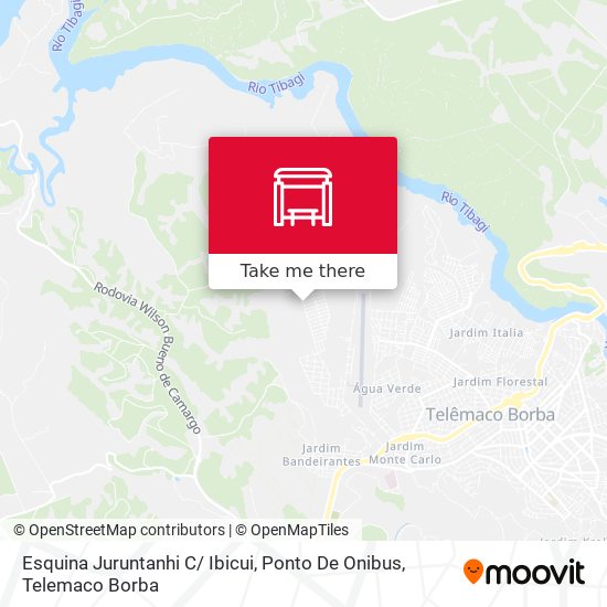 Esquina Juruntanhi C/ Ibicui, Ponto De Onibus map