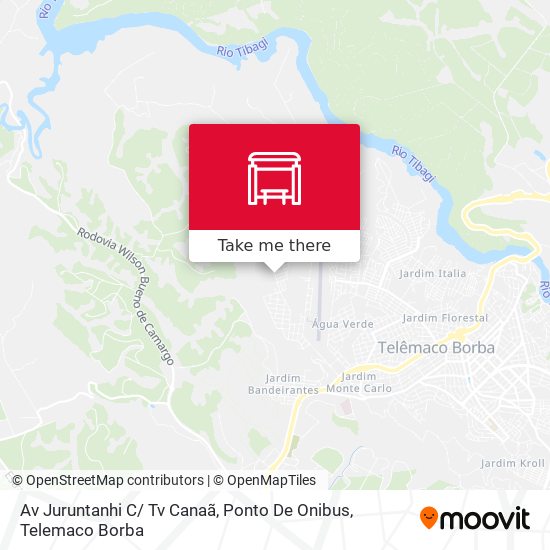 Av Juruntanhi C/ Tv Canaã, Ponto De Onibus map