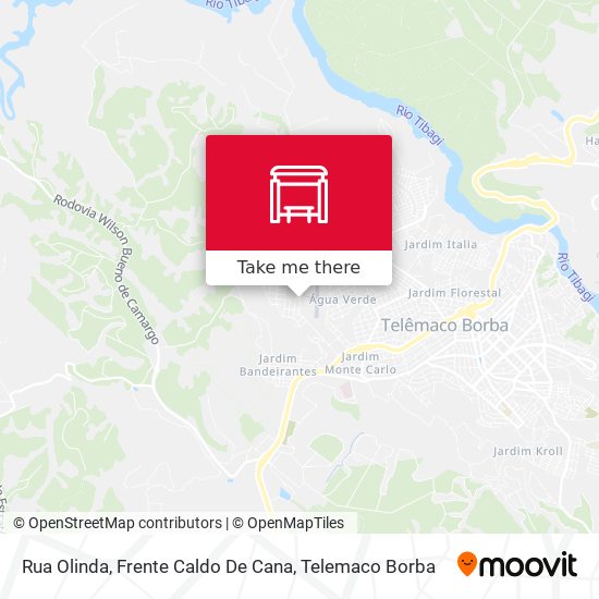 Rua Olinda, Frente Caldo De Cana map