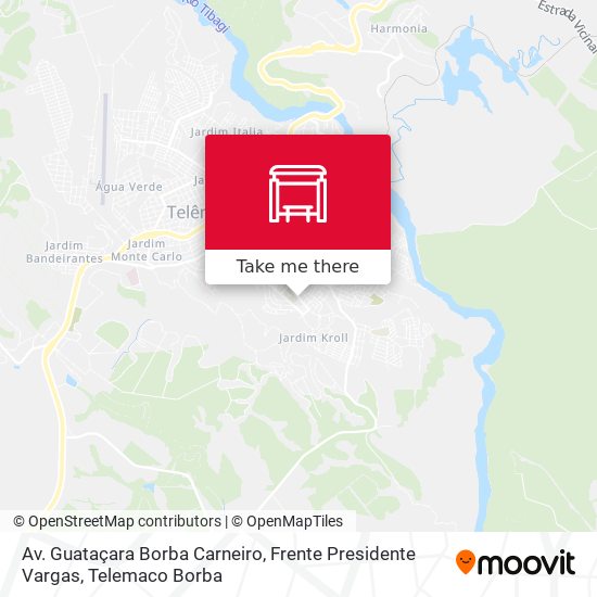 Av. Guataçara Borba Carneiro, Frente Presidente Vargas map