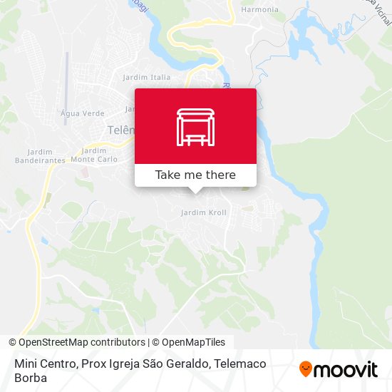 Mini Centro, Prox Igreja São Geraldo map